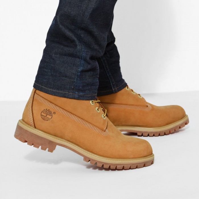 Чоловічі черевики Timberland 6-Inch Classic Nubuck Waterproof Yellow (Термо) 10061-004