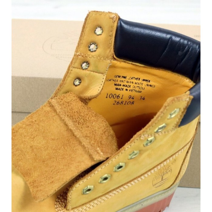 Чоловічі черевики Timberland 6-Inch Classic Nubuck Waterproof Yellow (Термо) 10061-004