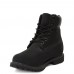 Женские ботинки Timberland 6-Inch Classic Premium Nubuck Waterproof Black (Мех) 10061-006