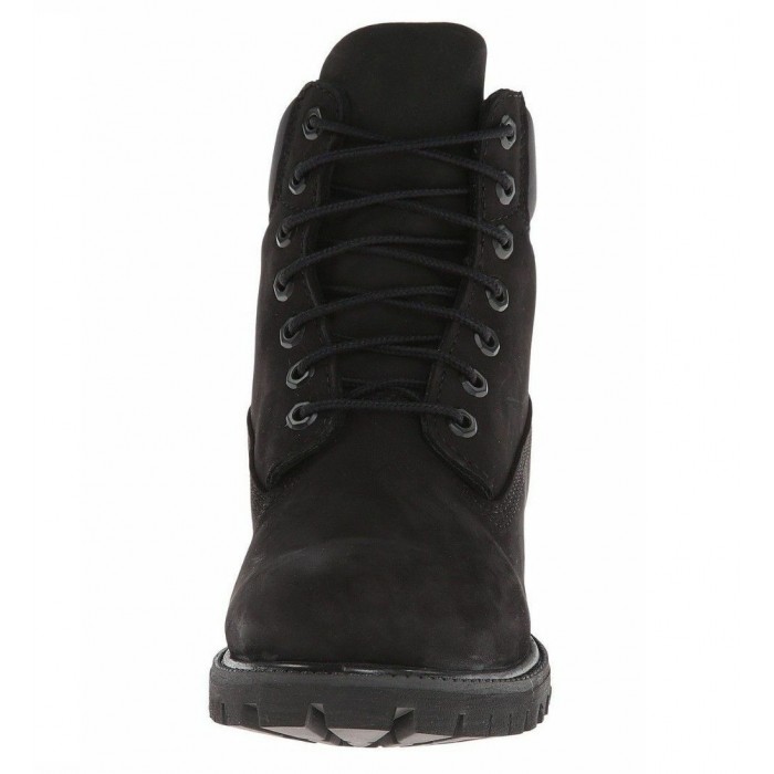 Мужские ботинки Timberland 6-Inch Premium Nubuck Waterproof Black (Термо) 10061-009