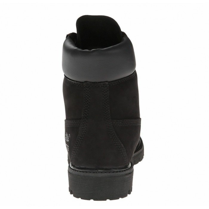 Мужские ботинки Timberland 6-Inch Premium Nubuck Waterproof Black (Термо) 10061-009