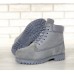 Мужские ботинки Timberland 6-Inch Classic Premium Nubuck Waterproof Gray (Мех) 10061-015