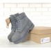 Мужские ботинки Timberland 6-Inch Classic Premium Nubuck Waterproof Gray (Мех) 10061-015