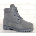Мужские ботинки Timberland 6-Inch Classic Premium Nubuck Waterproof Gray (Мех) 10061-015