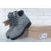 Мужские ботинки Timberland 6-Inch Classic Premium Nubuck Waterproof Gray (Мех) 10061-016