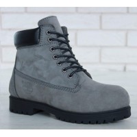 Мужские ботинки Timberland 6-Inch Classic Premium Nubuck Waterproof Gray (Мех) 10061-016 Мужские ботинки Timberland 6-Inch Classic Premium Nubuck Waterproof Gray (Мех) 10061-016