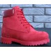 Жіночі черевики Timberland 6-Inch Classic Premium Nubuck Waterproof Red (Хутро) 10061-022