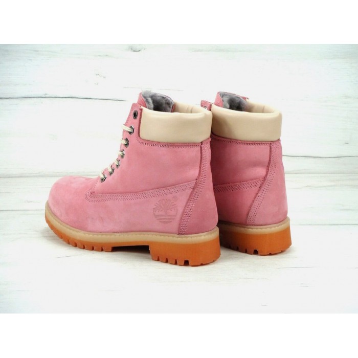 Женские ботинки Timberland 6-Inch Premium Nubuck Waterproof (Мех) 10061-026