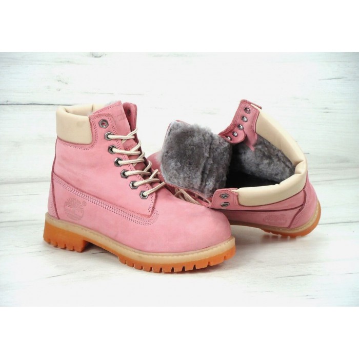 Женские ботинки Timberland 6-Inch Premium Nubuck Waterproof (Мех) 10061-026