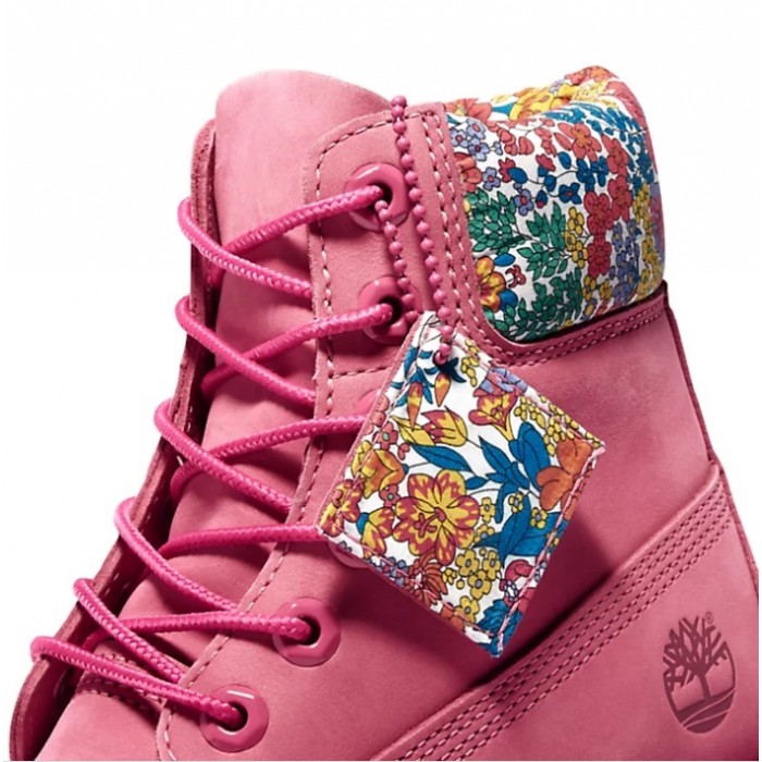 Женские ботинки Timberland X Liberty 6-Inch Pink 10061-033 