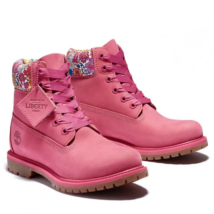 Женские ботинки Timberland X Liberty 6-Inch Pink 10061-033 