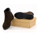 Мужские ботинки Timberland 6-Inch Classic Nubuck Waterproof Brown (Мех) 10061-037