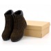 Мужские ботинки Timberland 6-Inch Classic Nubuck Waterproof Brown (Мех) 10061-037