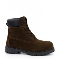 Мужские ботинки Timberland 6-Inch Classic Nubuck Waterproof Brown (Мех) 10061-037